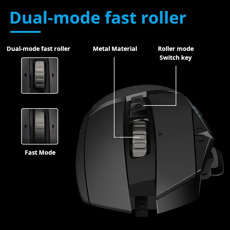 Logitech G502 HERO – Souris Gaming RGB Haute Performance