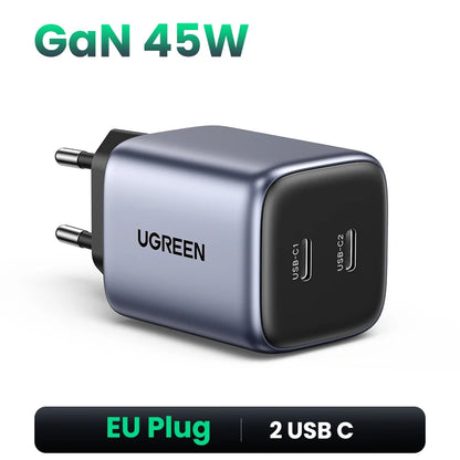 Chargeur Rapide UGREEN GaN 100W USB-C Multi-Appareils