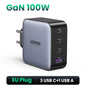 Chargeur Rapide UGREEN GaN 100W USB-C Multi-Appareils