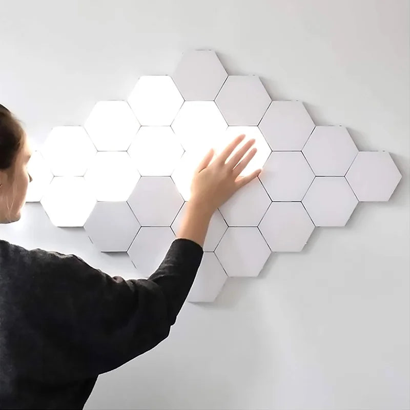 Panneau Lumineux LED Hexagonal Magnétique