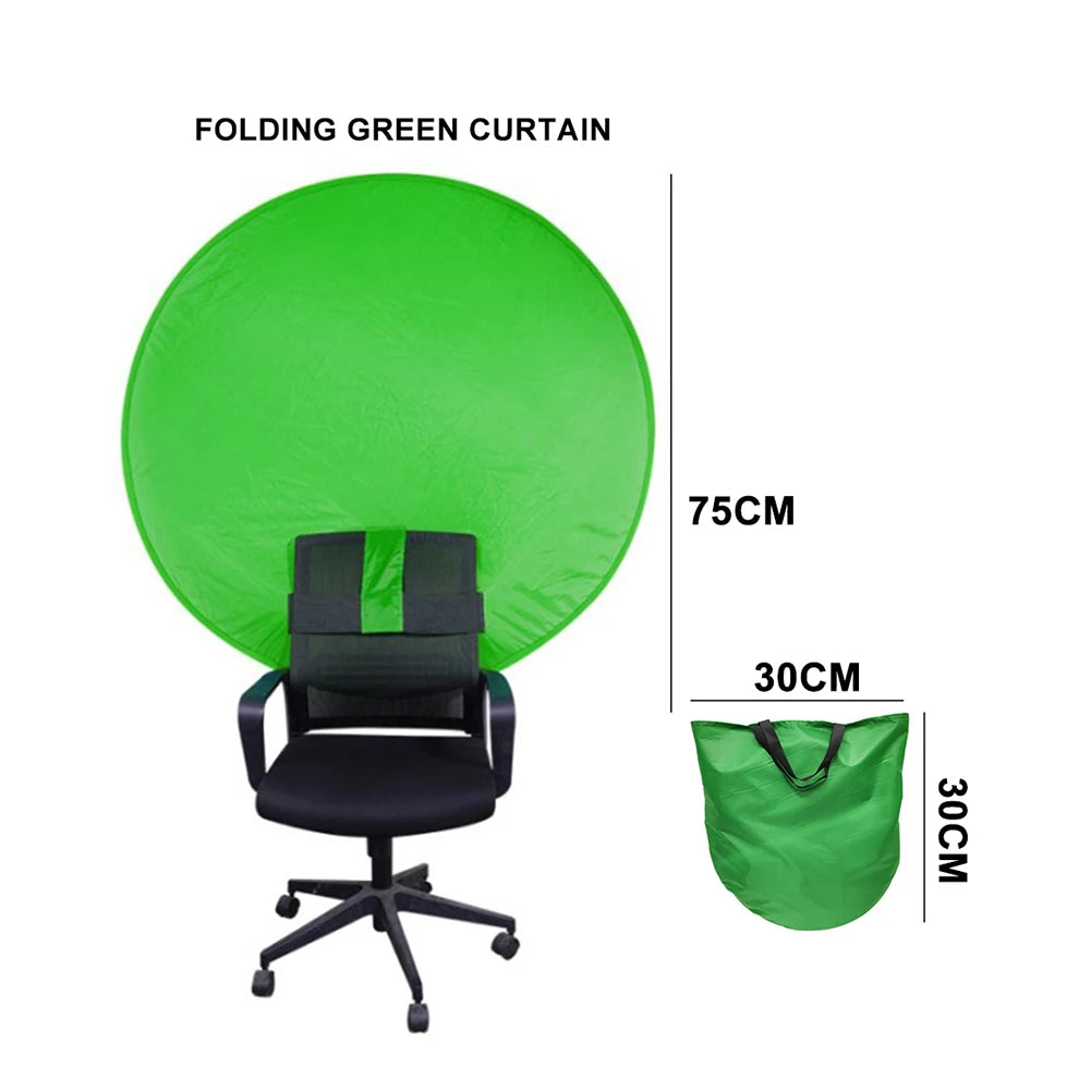 Toile de Fond Vert Pliable pour Photographie et Vidéo