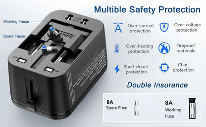 adaptateur de voyage universel