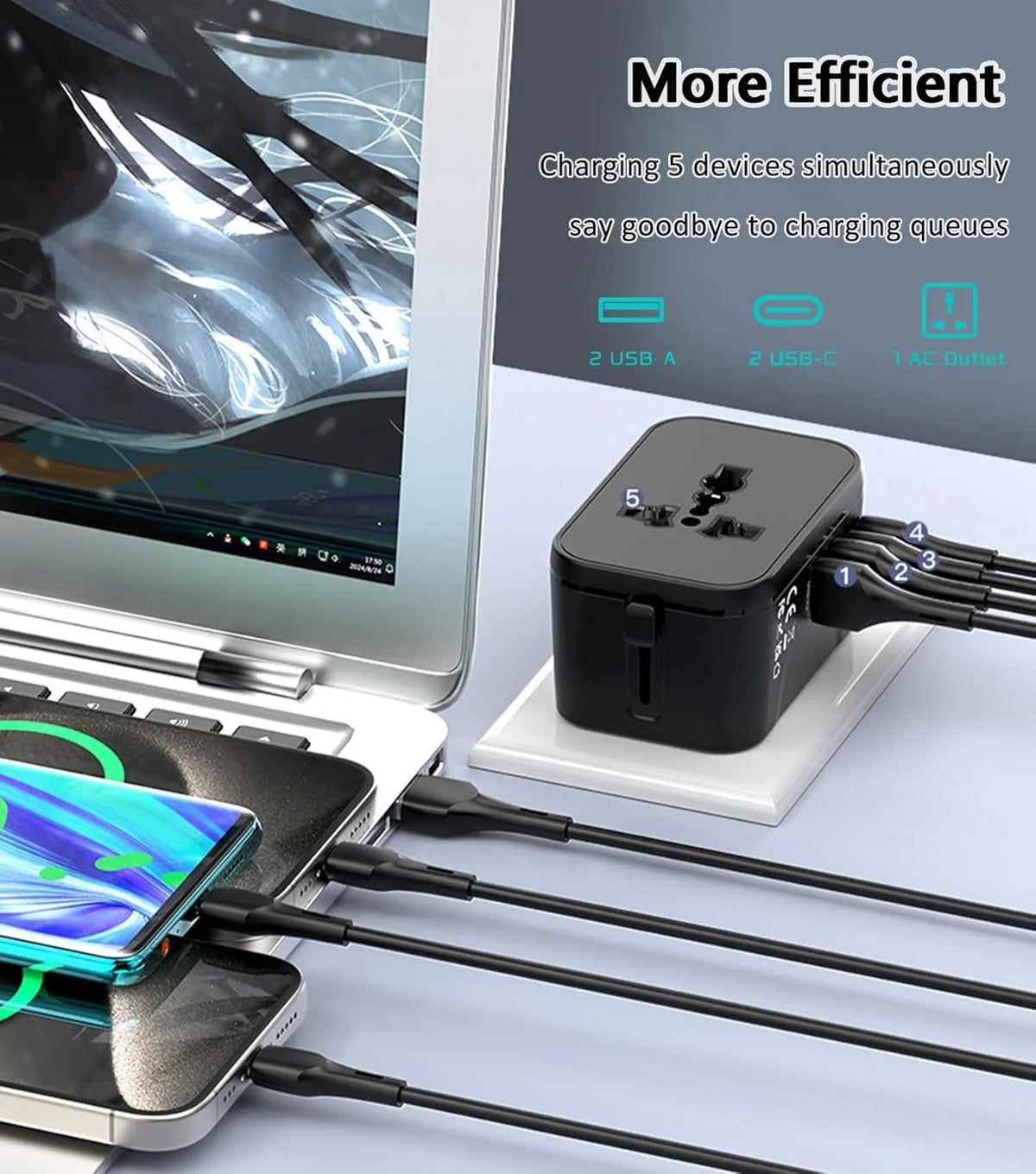 adaptateur de voyage universel