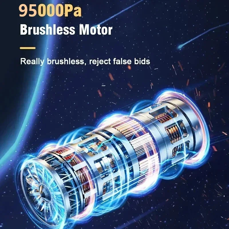 Aspirateur à Main Sans Fil 95000Pa (clavier)