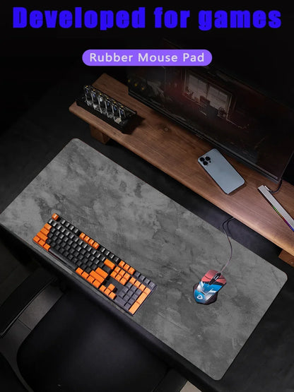 Tapis de Souris Gris XL – Bureau & Gaming