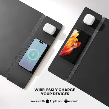 Tapis de souris magnétique, charge sans fil