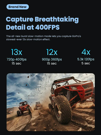 GoPro HERO 13 – Caméra d’Action 5.3K