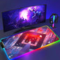Tapis de Souris RGB Alienware Gaming XL Noir Lumineux