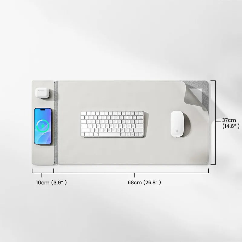Tapis de souris magnétique, charge sans fil