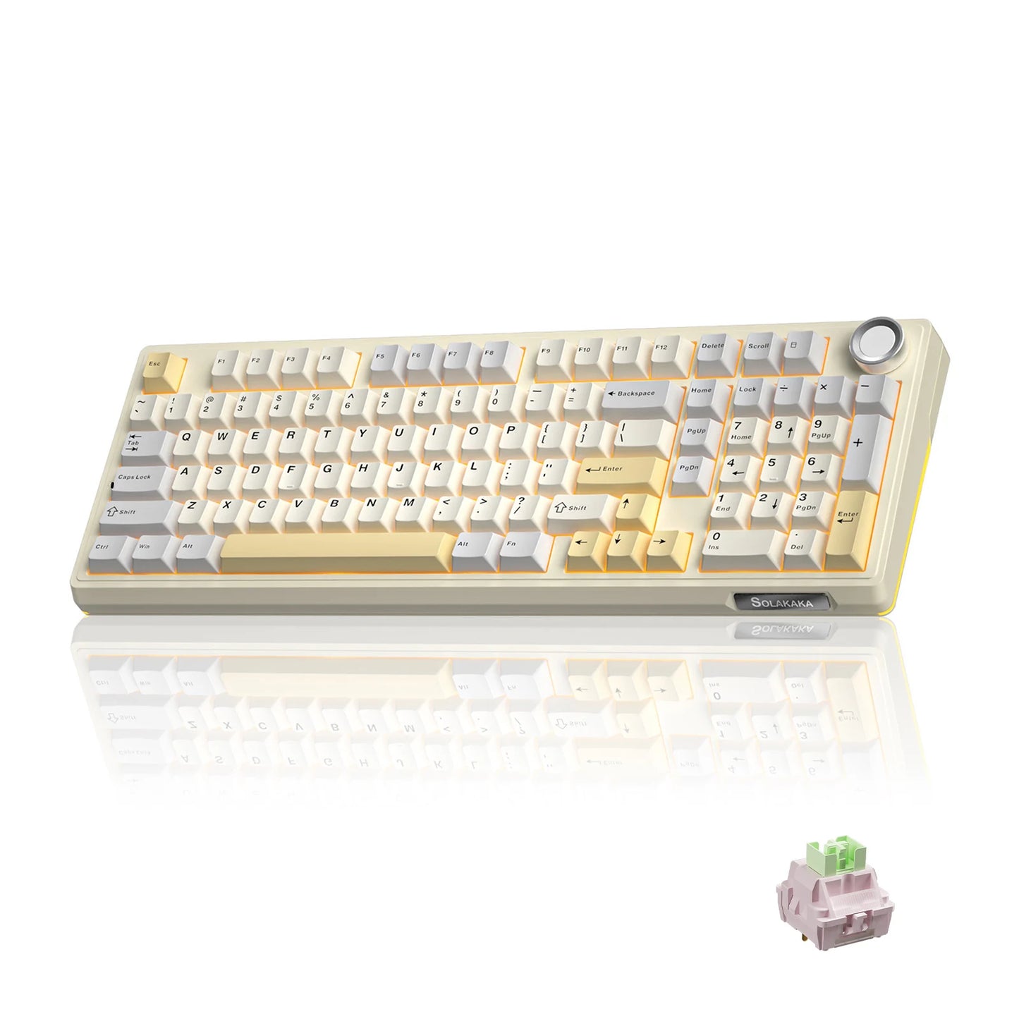 Clavier Pro Gaming sans fil SOLAKAKA Ki99 Pro