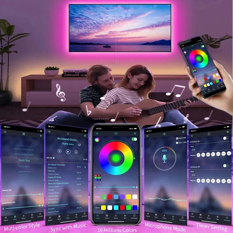 Bande LED WiFi intelligente