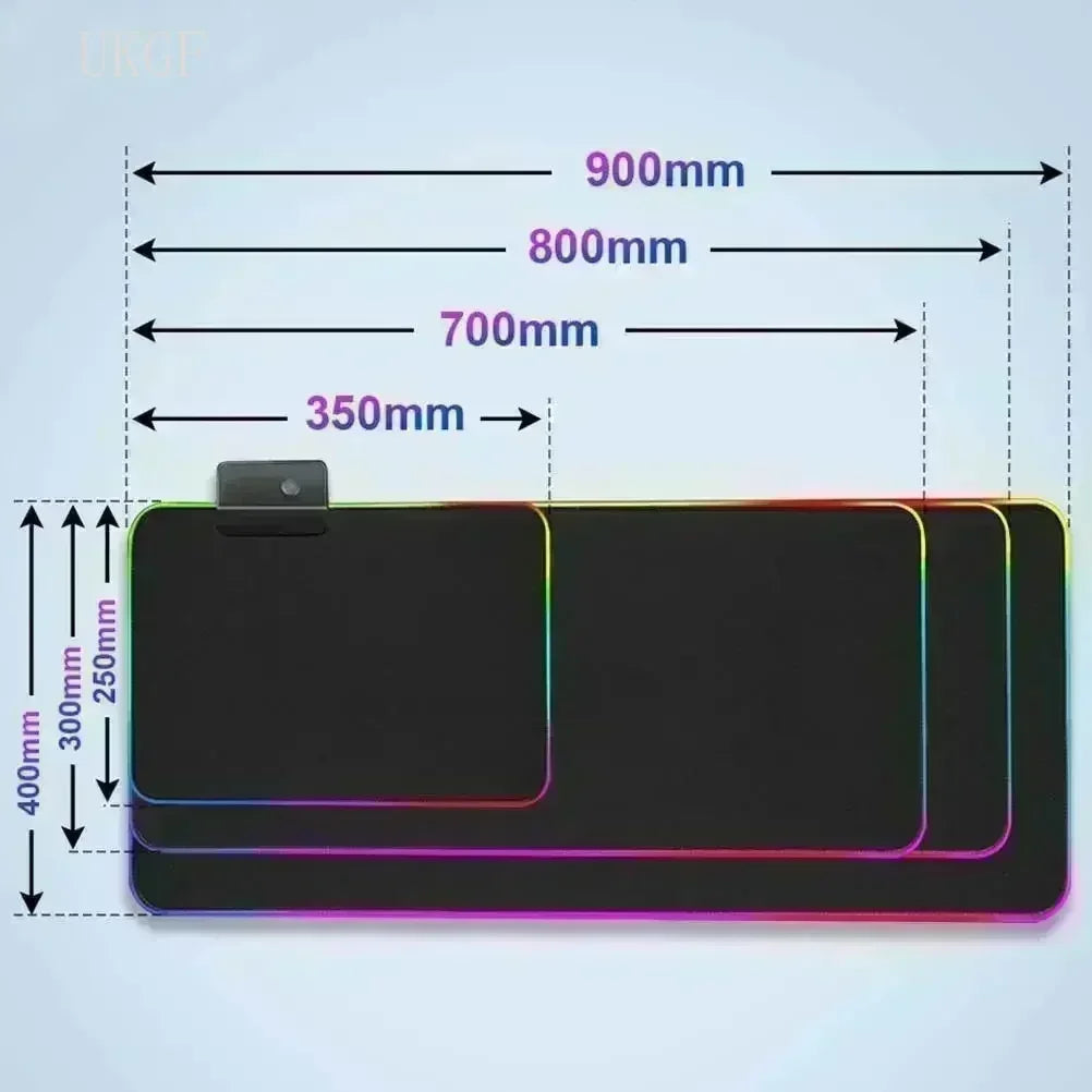Tapis de Souris RGB Alienware Gaming XL Noir Lumineux