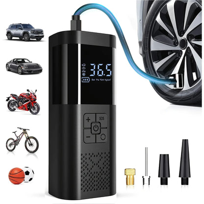 Compresseur d’Air pour pneu voiture Portable 150 PSI Sans Fil