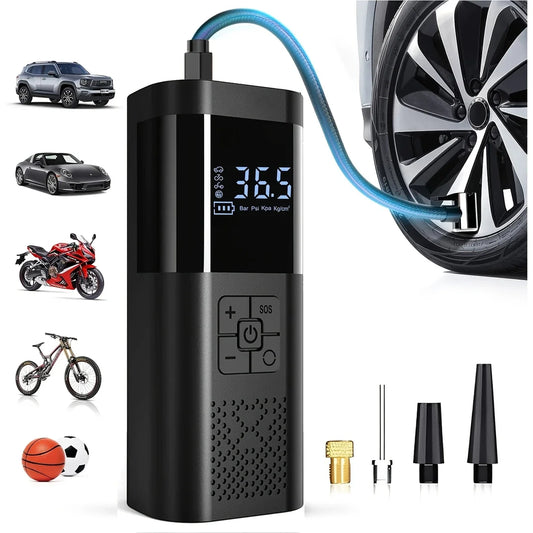 Compresseur d’Air pour pneu voiture Portable 150 PSI Sans Fil