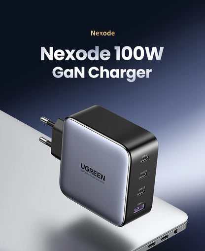 Chargeur Rapide UGREEN GaN 100W USB-C Multi-Appareils