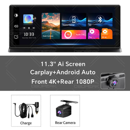 Caméra Tableau de Bord Sans Fil K2 Pro 4K