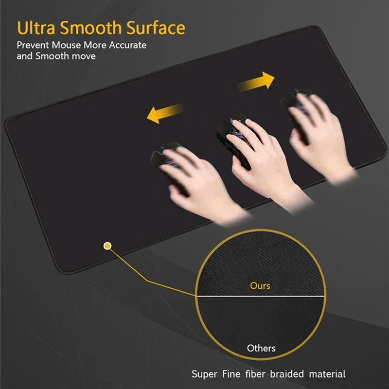 Grand Tapis de Souris Gaming Noir