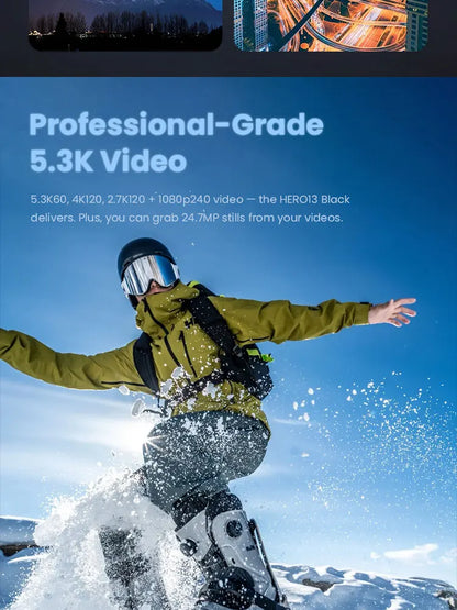 GoPro HERO 13 – Caméra d’Action 5.3K