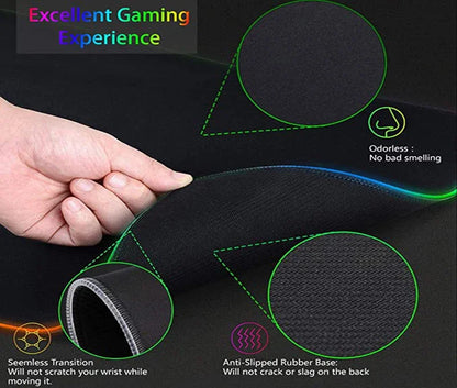 Tapis de Souris RGB Alienware Gaming XL Noir Lumineux