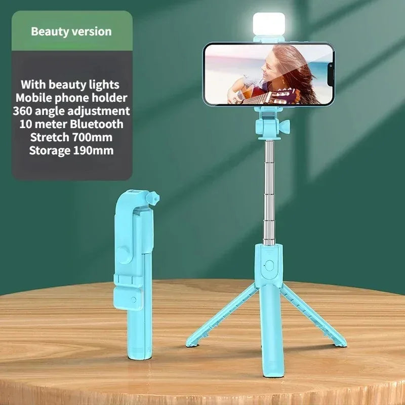 Trépied Selfie Sans Fil pour Smartphone avec Télécommande Bluetooth