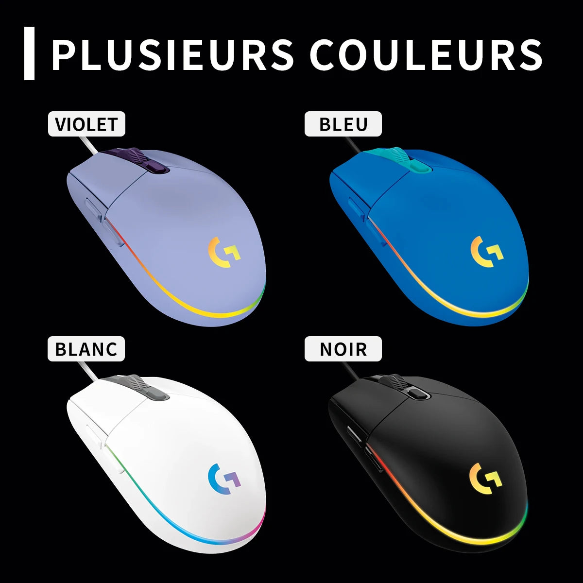 Logitech G PRO X / G102 – Souris Gaming Esports