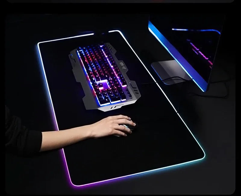 Tapis de Souris RGB Alienware Gaming XL Noir Lumineux