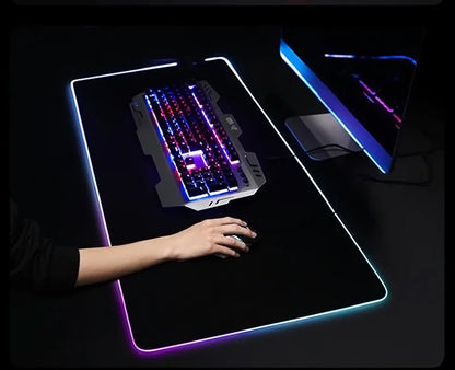 Tapis de Souris RGB Alienware Gaming XL Noir Lumineux