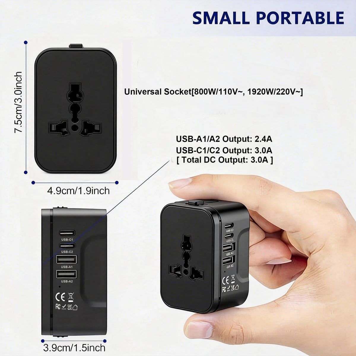 adaptateur de voyage universel