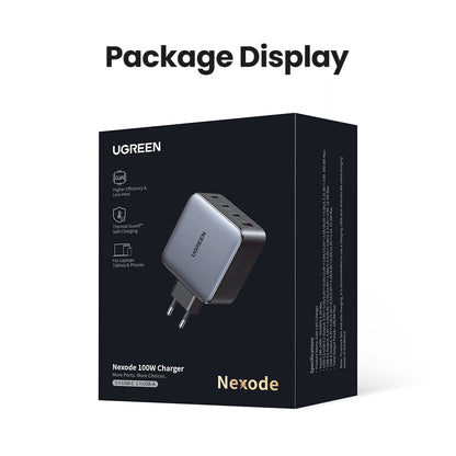 Chargeur Rapide UGREEN GaN 100W USB-C Multi-Appareils