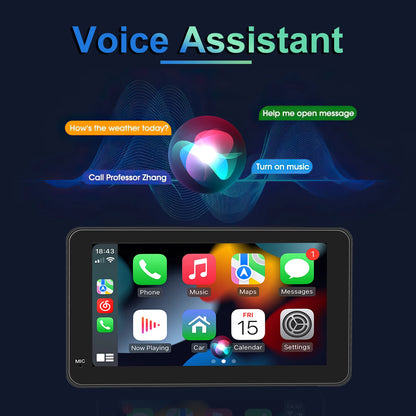 Écran Tactile Portable 7" CarPlay & Android Auto