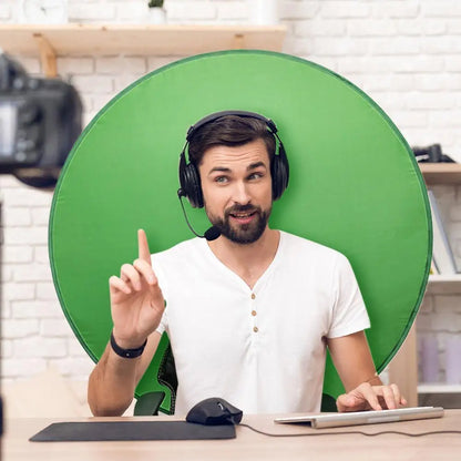 Toile de Fond Vert Pliable pour Photographie et Vidéo