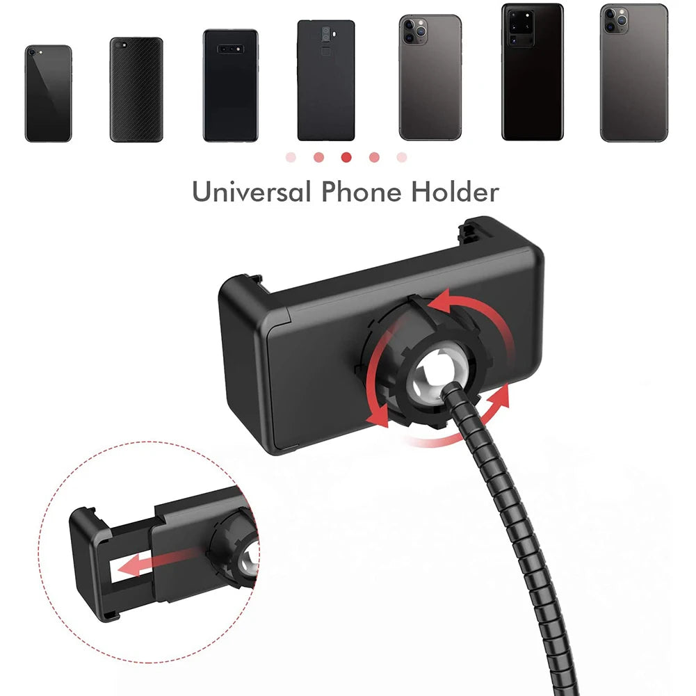 Anneau LED Selfie avec Trépied et Support Téléphone