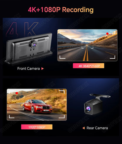 Caméra Tableau de Bord Sans Fil K2 Pro 4K
