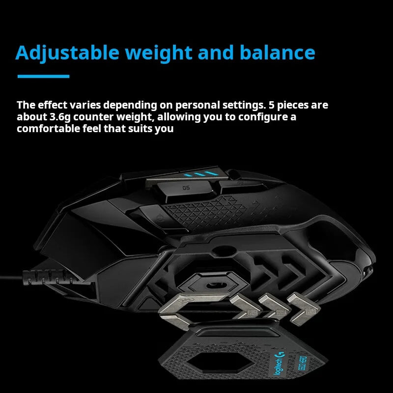 Logitech G502 HERO – Souris Gaming RGB Haute Performance