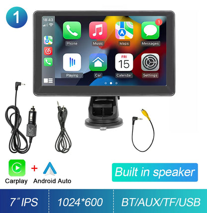 Écran Tactile Portable 7" CarPlay & Android Auto