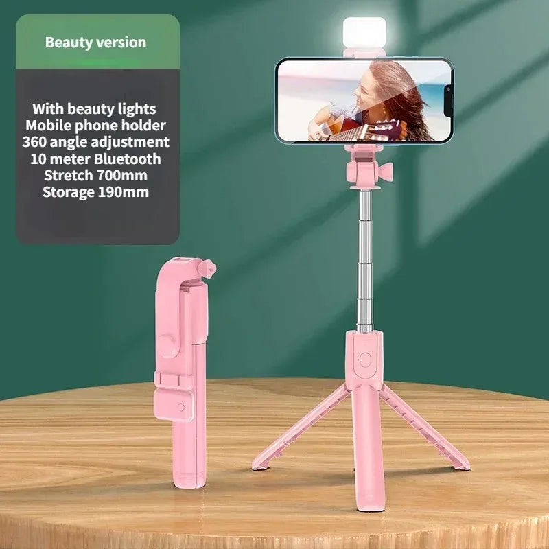 Trépied Selfie Sans Fil pour Smartphone avec Télécommande Bluetooth