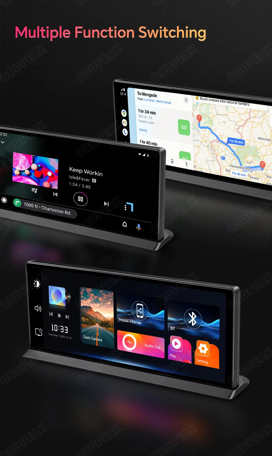 Caméra Tableau de Bord Sans Fil K2 Pro 4K