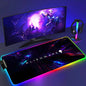 Tapis de Souris RGB Alienware Gaming XL Noir Lumineux