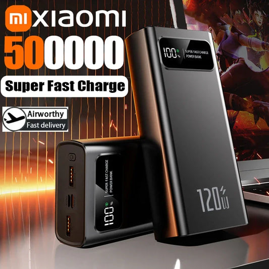 Batterie externe Haute Capacité 200000mAh Charge Rapide 120W