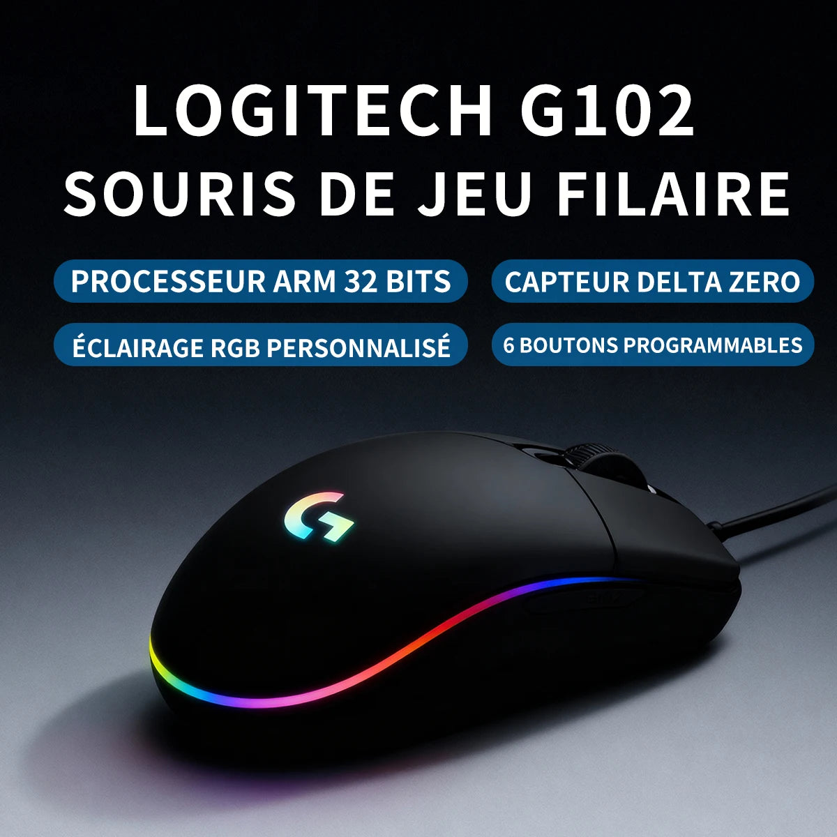Logitech G PRO X / G102 – Souris Gaming Esports