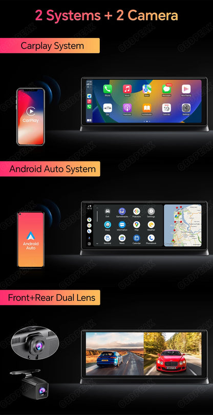 Caméra Tableau de Bord Sans Fil K2 Pro 4K