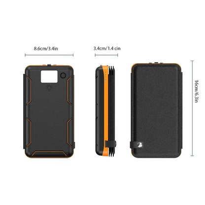Batterie Externe rechargeable avec le soleil 50000mAh Haute Capacité Charge Rapide