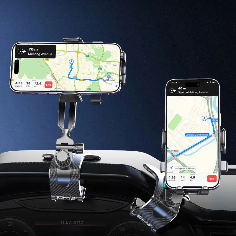 Support Téléphone Voiture Pince Crocodile à Gravité