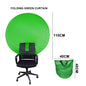Toile de Fond Vert Pliable pour Photographie et Vidéo