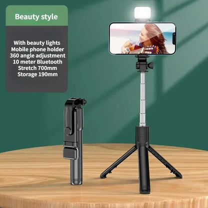 Trépied Selfie Sans Fil pour Smartphone avec Télécommande Bluetooth