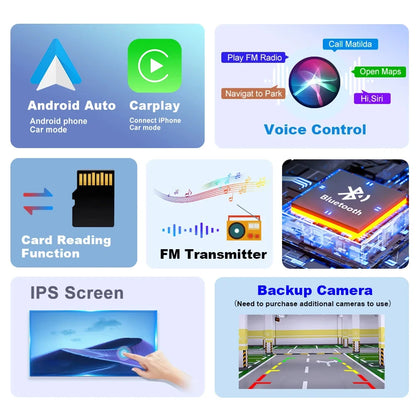 Écran Tactile Portable 7" CarPlay & Android Auto