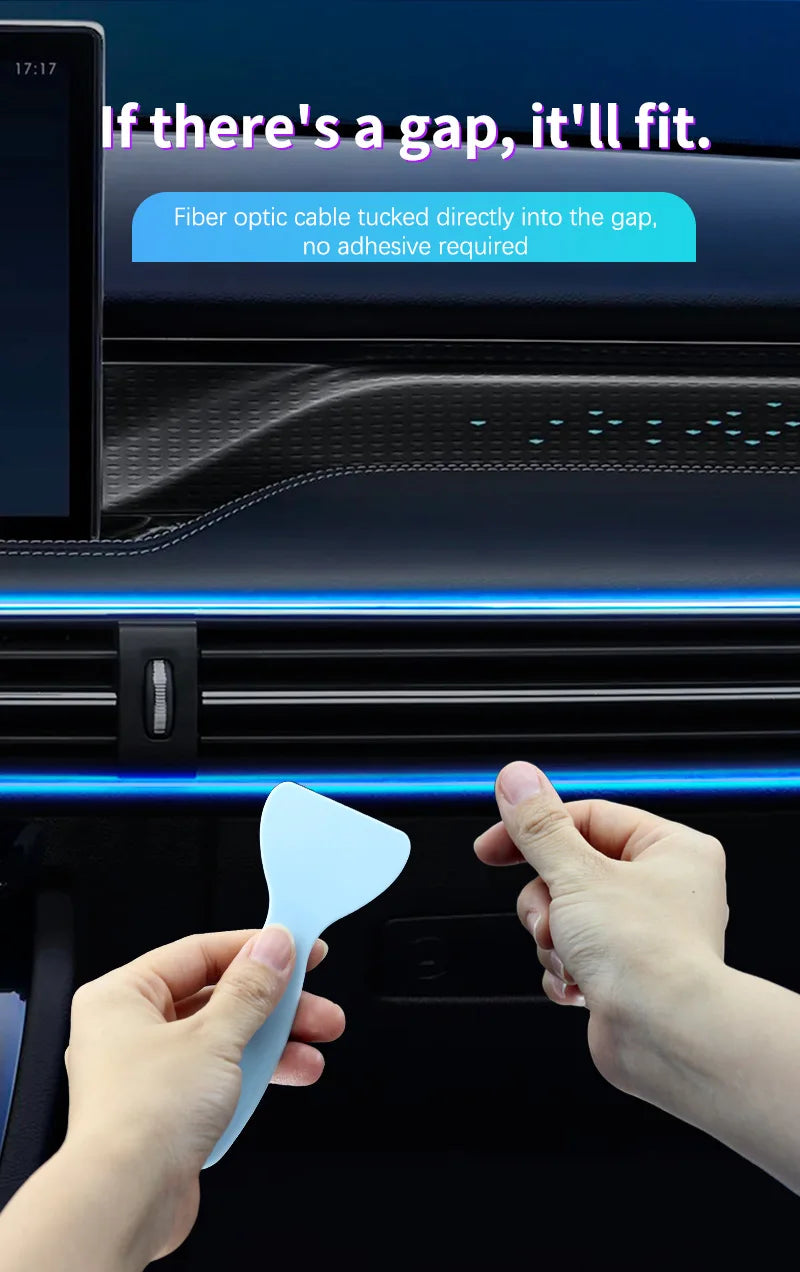 Bandes LED d’Ambiance pour Intérieur de Voiture